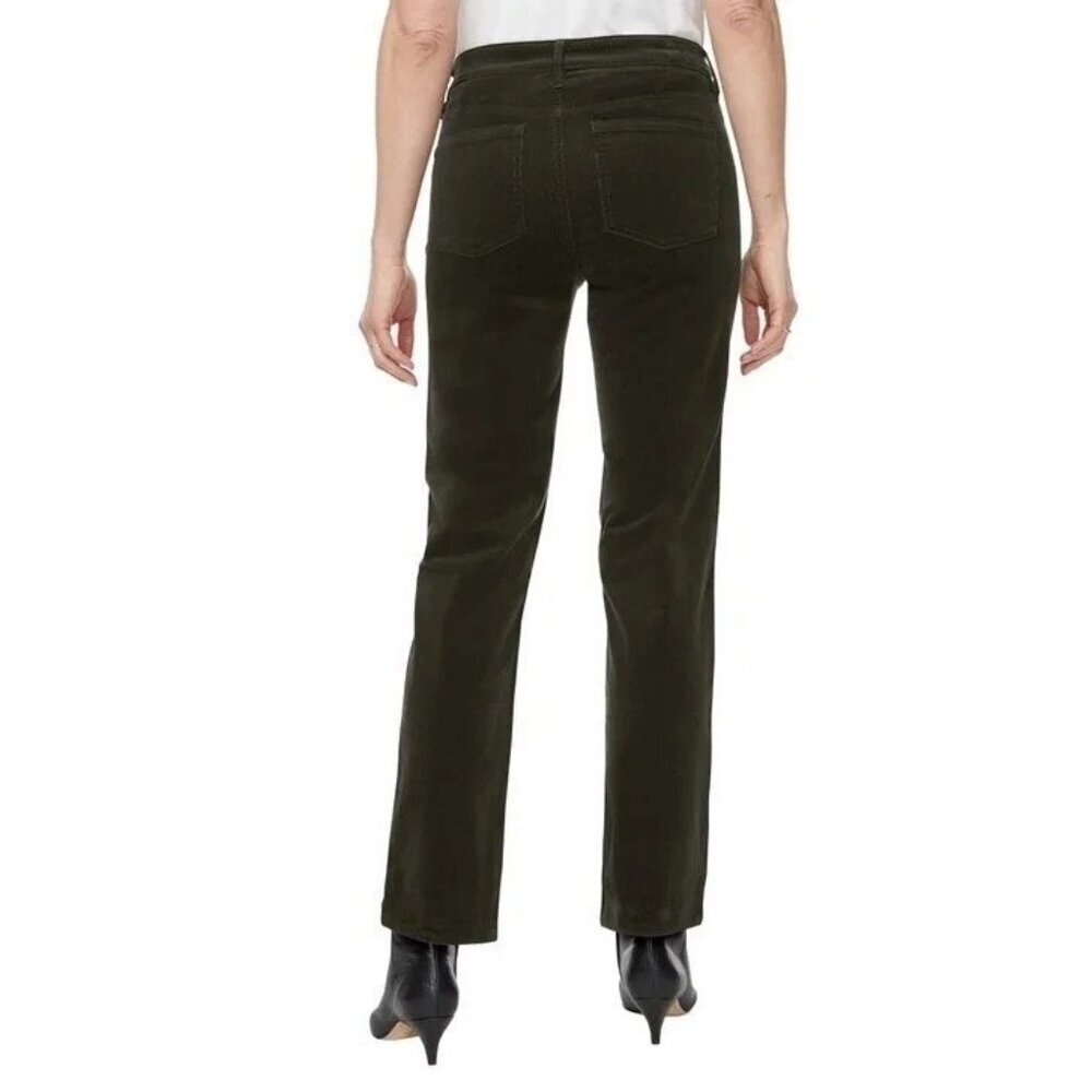 Buffalo David Bitton Women's 8/29 Straight Leg Stretch Corduroy Green M0859 - Picture 3 of 12